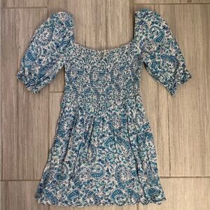(3/$12) city studio blue short sleeve mini dress